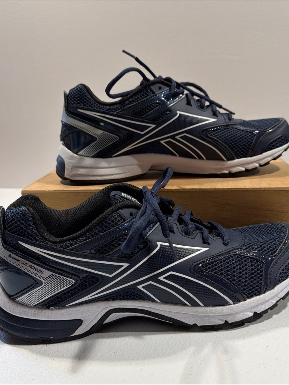 Reebok Men’s Quick Chase Shoes Blue Sz 11 New Out Of Box Sneakers